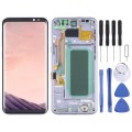 OLED LCD Screen for Samsung Galaxy S8+ SM-G955 Digitizer Full Assembly with Frame (Purple)