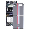 For Samsung Galaxy Z Flip 4G SM-F700 Glass Battery Back Cover (Grey)