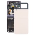 For Samsung Galaxy Z Flip4 SM-F721B Battery Back Cover with Camera Lens Cover(Gold)