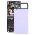 For Samsung Galaxy Z Flip4 SM-F721B Battery Back Cover with Camera Lens Cover(Purple)