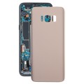 For Galaxy S8 Original Battery Back Cover (Maple Gold)