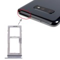 For Galaxy S10+ / S10 / S10e SIM Card Tray + SIM Card Tray / Micro SD Card Tray (Blue)