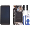 Original LCD Display + Touch Panel with Frame for Galaxy Note 3 Neo / N7505(Black)