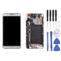 Original LCD Display + Touch Panel with Frame for Galaxy Note 3 Neo / N7505(White)