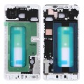 For Galaxy C7 Front Housing LCD Frame Bezel (White)