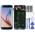 Original Super AMOLED LCD Screen For Samsung Galaxy S6 SM-G920F Digitizer Full Assembly with Frame (
