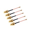 5 PCS RG178 Ufl / IPX / IPEX to SMA Female Adapter Braid Cable, Length: 5cm