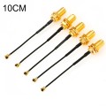 5 PCS / Set RG178 Ufl / IPX / IPEX to SMA Female Adapter Braid Cable, Length:10cm