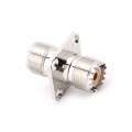 UHF SO239 Female To Female with Panel Mount RF Connector Adapter