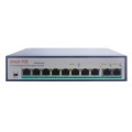 ESCAM POE 8+2 10-Port Fast Ethernet Switch 8-Port POE 10/100M 120W Network Switch, Transmission Dist