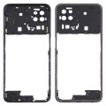 For OPPO A72 5G PDYM20 Middle Frame Bezel Plate (Black)