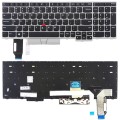 US Version Keyboard for Lenovo Thinkpad E580 E585 E590 E595 T590 P53S L580 L590 P52 P72 P53 P73 (Sil