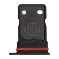 For OnePlus 9R SIM Card Tray + SIM Card Tray (Black)