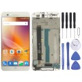 OEM LCD Screen for ZTE Blade A610 / A610C / A612  Digitizer Full Assembly with FrameWhite)
