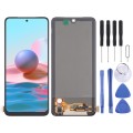 Original AMOLED Material LCD Screen and Digitizer Full Assembly for Xiaomi Redmi Note 10 4G / Redmi