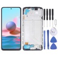 OLED Material LCD Screen and Digitizer Full Assembly With Frame for Xiaomi Redmi Note 10 4G / Redmi