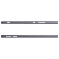 1 Pair Metal Side Part Sidebar For Sony Xperia XA2 Ultra(Black)
