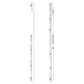 1 Pair Side Part Sidebar For Sony Xperia C5 Ultra (Silver)
