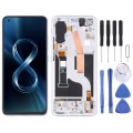 Original AMOLED LCD Screen for Asus Zenfone 8 ZS590KS Digitizer Full Assembly with FrameSilver)