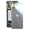 For Motorola Moto E32 Original Battery Back Cover(Silver)
