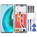 For Honor Magic6 Lite Original LCD Screen Digitizer Full Assembly with Frame (Blue)