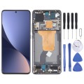 For Xiaomi 12 Original AMOLED Material LCD Screen Digitizer Full Assembly with Frame (Black)