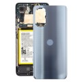 For Motorola Moto G71s Original Battery Back Cover(Black)