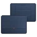 4 in 1 Universal Laptop Holder PU Waterproof Protection Wrist Laptop Bag, Size:13/14inch(Dark blue)