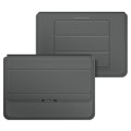 4 in 1 Universal Laptop Holder PU Waterproof Protection Wrist Laptop Bag, Size:15/16inch(Grey)