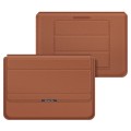 4 in 1 Universal Laptop Holder PU Waterproof Protection Wrist Laptop Bag, Size:15/16inch(Brown)