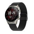 E13 1.28 inch IPS Color Screen Smart Watch, IP68 Waterproof, Steel Watchband, Support Heart Rate Mon