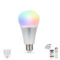 FUT012 E27 9W RGB + CCT LED Bulb Light 100V-240V Full Color Remote Control Smart Bulb WiFi 2.4G Wire