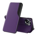For Xiaomi Mi 11 Lite Attraction Flip Holder Leather Phone Case(Purple)