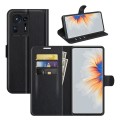 For Xiaomi Mix 4 Litchi Texture Horizontal Flip Protective Case with Holder & Card Slots & Wallet(Bl