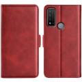 For TCL 20 R 5G  Dual-side Magnetic Buckle Horizontal Flip Phone Leather Case with Holder & Card Slo