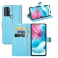 For Motorola Moto G60S Litchi Texture Horizontal Flip Phone Protective Case with Holder & Card Slots
