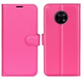 For Nokia G50 Litchi Texture Horizontal Flip Protective Case with Holder & Card Slots & Wallet(Rose