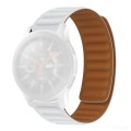 For Samsung Galaxy Gear S3 Silicone Magnetic Watch Band(White)