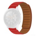 For Samsung Galaxy Gear S3 Silicone Magnetic Watch Band(Red)