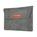 Felt Liner Bag Computer Bag Notebook Protective Cover For 13 inch(Black)