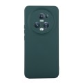 For Honor Magic5 Pro ENKAY Hat-Prince Liquid Silicone Shockproof Soft Phone Case(Dark Green)