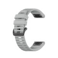 For Garmin Fenix 7 Silicone Watch Band(Gray)