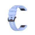 For Garmin Instinct Silicone Watch Band(Lighe Blue)