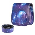 Universe Pattern Full Body Camera PU Leather Case Bag with Strap for FUJIFILM instax mini 9 / mini 8