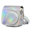 Aurora Oil Paint Full Body Camera PU Leather Case Bag with Strap for FUJIFILM instax mini 9 / mini 8