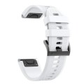 For Garmin Descent Mk2S 20mm Silicone Watch Band(White)