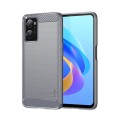 For OPPO A36 / A76 / Realme 9i MOFI Gentleness Brushed Carbon Fiber Soft TPU Case(Gray)