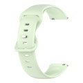For Garmin Forerunner 55 20mm Solid Color Silicone Watch Band(Green)