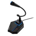Yanmai G25 USB High Sensitive Microphone RGB Gaming Gooseneck Table Mic