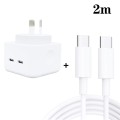 SDC-40W Dual PD USB-C / Type-C Ports Charger with 2m Dual Type-C Cable, AU Plug
